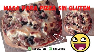 Cómo hacer masa de pizza casera sin gluten