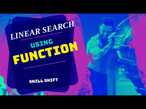 || LINEAR SEARCH IN PYTHON USING FUNCTION || #CODING #PYTHON #PROGRAMING