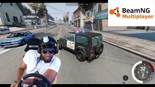 I became a cop in BeamNG.Drive lmaooo
