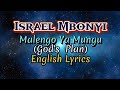 Israel Mbonyi- Malengo Ya Mungu lyrics