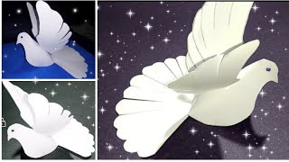 Diy dove/paper craft/Diy craft/art and craft for kids/how to make a bird fom paper/origami bird