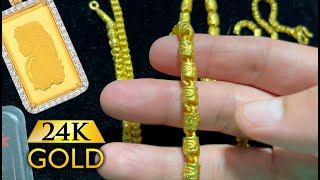 24K Gold Jewelry Necklace Chain & Pendant Collection screenshot 5