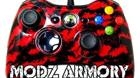 WIRED - Xbox 360 Controller - Red Tiger | Modz Armory