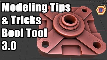 Blender Tutorial - Modeling Tips & Tricks | Bool Tool |3.0