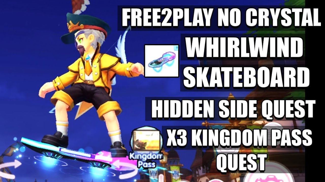 Free Whirlwind Skateboard Hidden Side Quest(TAGLISH) Ragnarok X Next Generation (SEA)