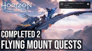 Completed 2 Flying Mount Quests Trophy (Tides of Justice and First to Fly) - Horizon Forbidden West