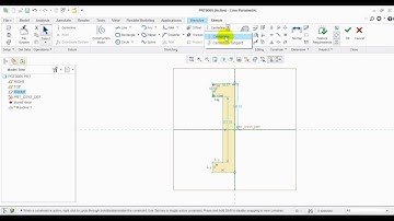 PTC CREO Tutorial : REVOLVE