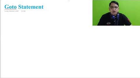 Lec-42 | C-Lang | Goto Statement in 