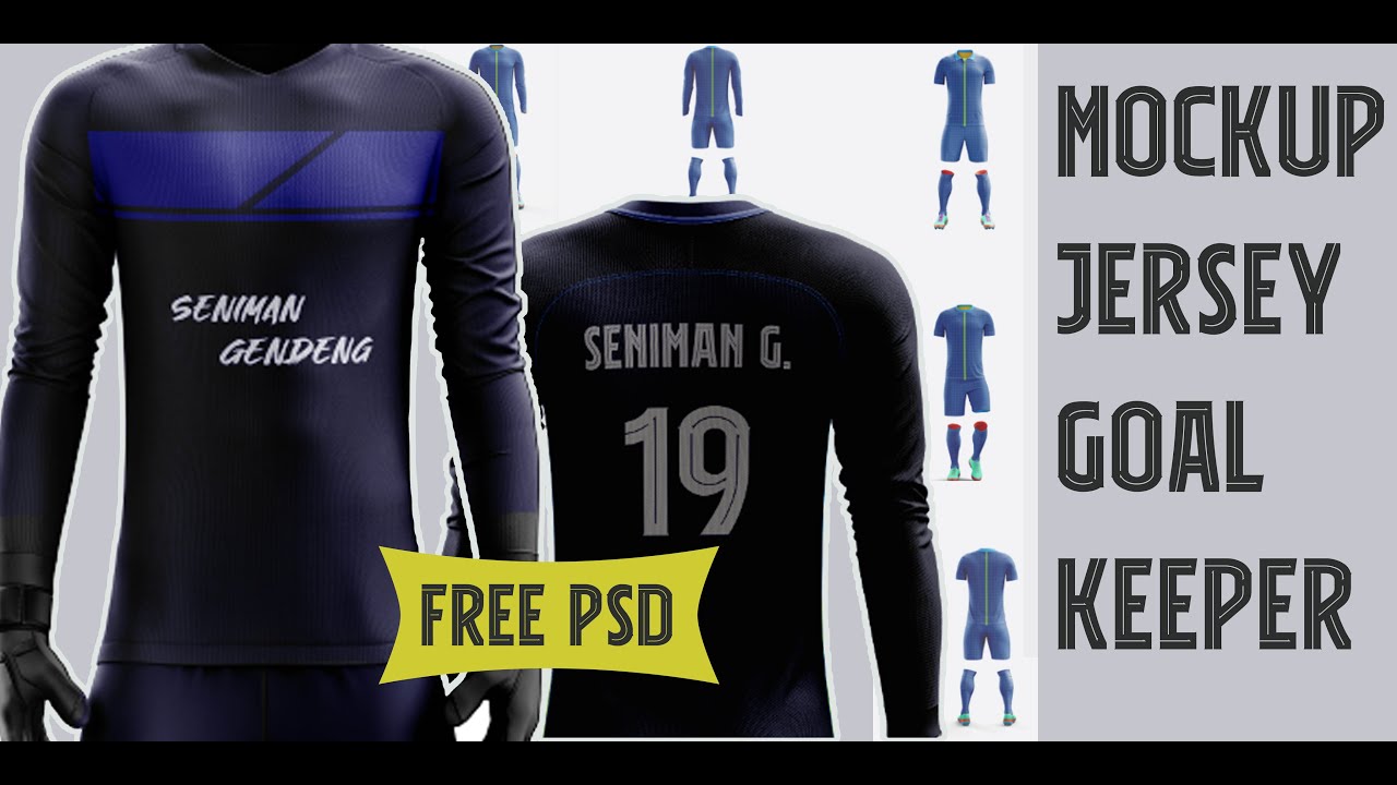 Download Mockup Jersey Back Front Photoshop Free Psd Youtube