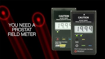 Prostat PFM-711B and ESD Check Model 715B Static Field Meters