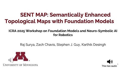 SENT-Map: Semantically Enhanced Topological Maps with Foundation Models