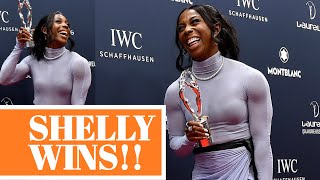 Shelly-Ann Fraser Pryce Finally Wins Coveted Laureus Sportswoman of the Year Award|Countdown Quickie