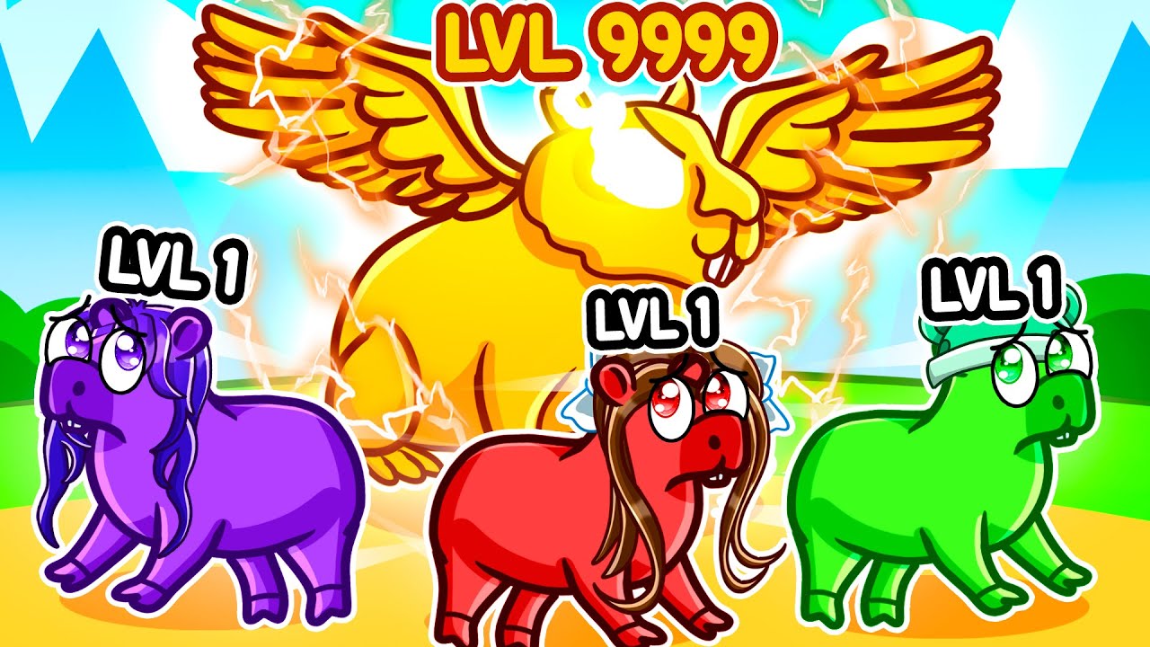 Upgrading Noob To GOD In CAPYBARA EVOLUTION! (Roblox)