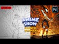 PAINTING NARUTO UZUMAKI AND KURAMA | ANIME SHOW