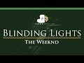 The Weeknd - Blinding Lights - LOWER Key Piano Karaoke Instrumental