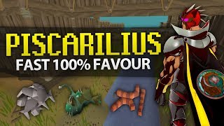 100% Piscarilius Favour Guide (OSRS)