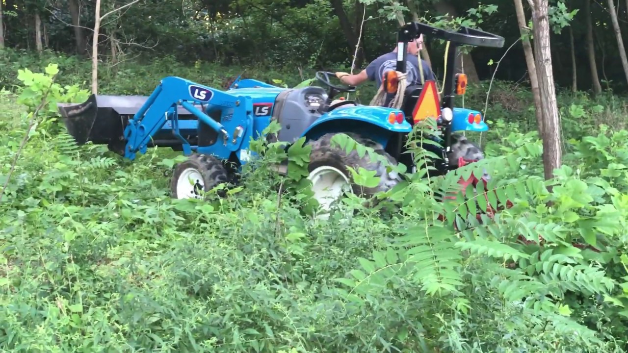 #146 Tractor Brush Hogging and working the Hobby Farm!