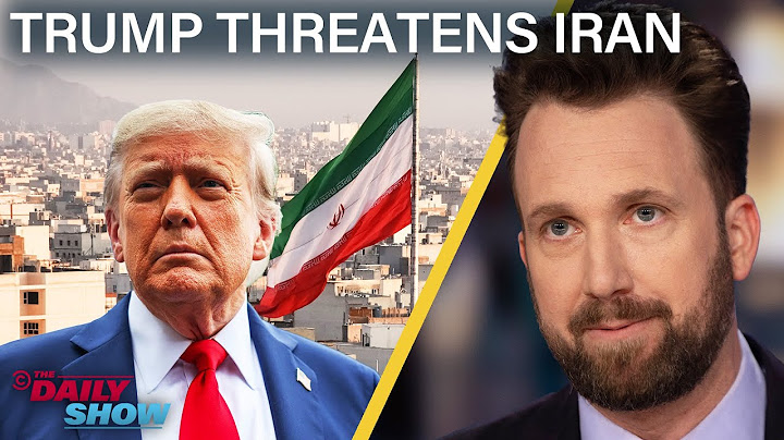 Trump Ignores GOP Advice Against War With Iran: "Not in the Mood for Negotiating" | The Daily Show