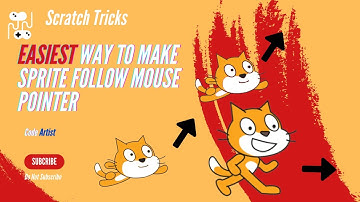 Sprite to follow mouse pointer in scratch | Scratch Tricks | Code Tricks