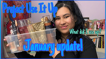 PROJECT USE IT UP UPDATE! January 2023 project use it up, how many empties do I have?