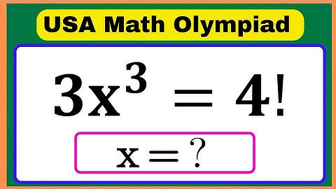 A Nice Algebra Simplification Problem | USA Math Olympiad Challenge!