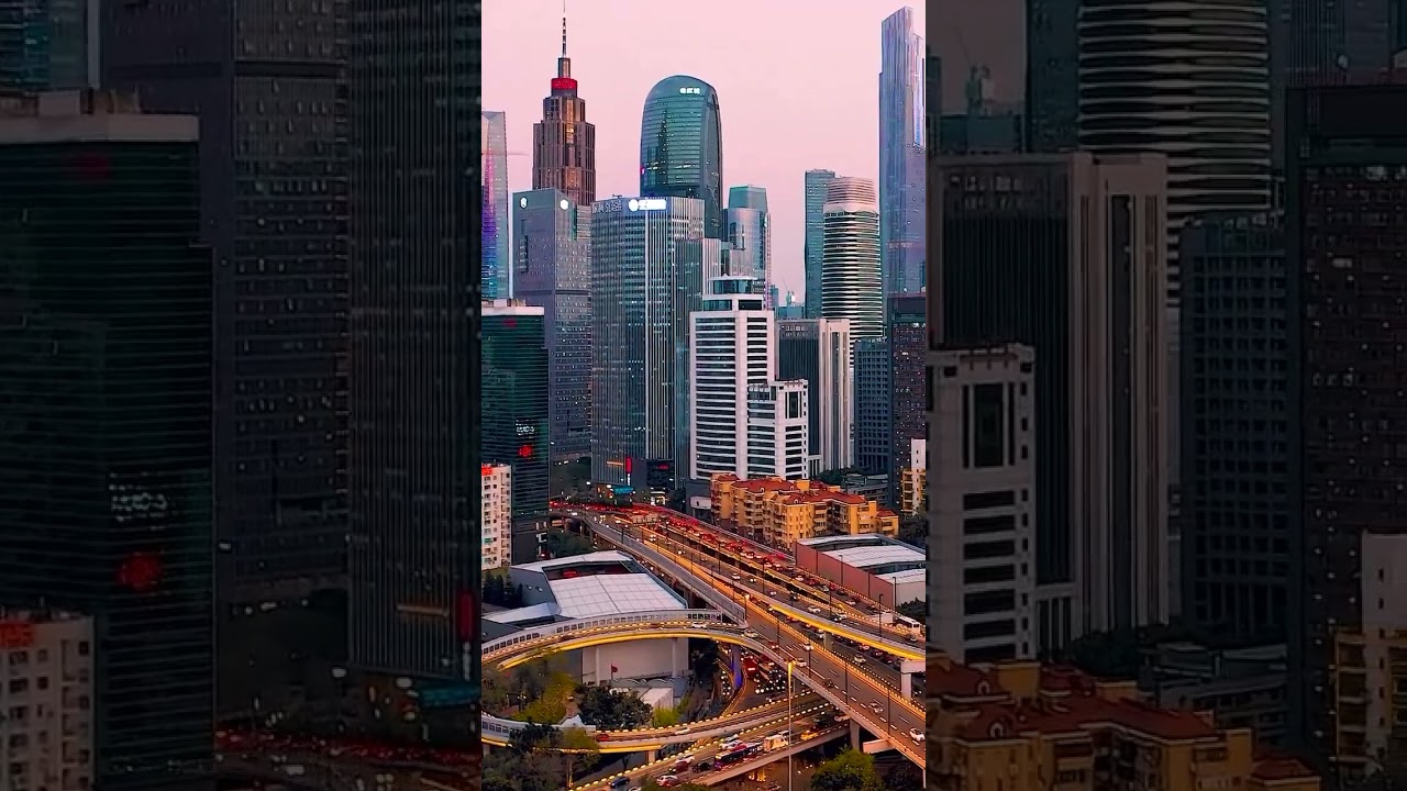 Guangzhou's Cityscape Symphony: Towers that Touch the Clouds