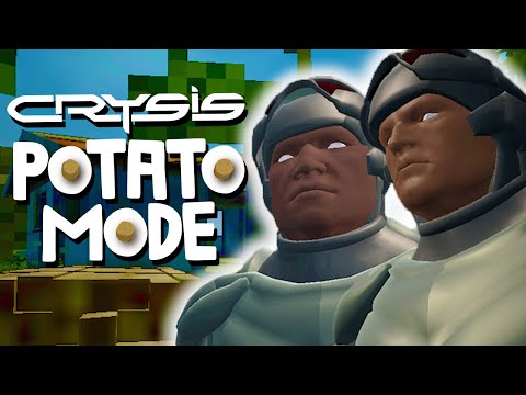 We Push Crysis Past The Lowest Settings And Regret Everything | Potato Mode