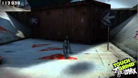 Beating high score on docks - Touchgrind BMX