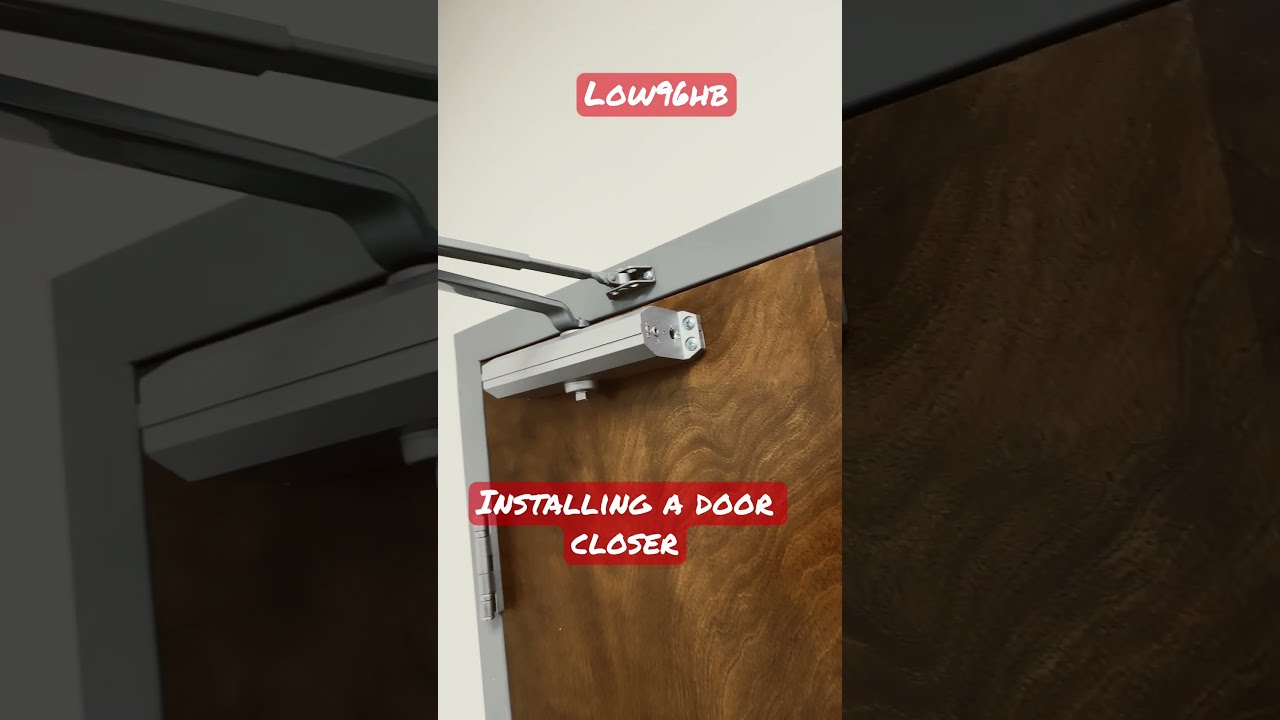 Installing A Door Closer Shortsvideo Howto Install Diy Doors Construction Shorts Short