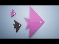 How to make Origami Fish | Very Easy Origami