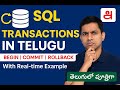 Transactions in SQL Server in Telugu | R Tech IT Solutions | 100% JOB Guarantee | 9951526826 | T-SQL