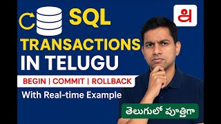 Transactions in SQL Server in Telugu | R Tech IT Solutions | 100% JOB Guarantee | 9951526826 | T-SQL