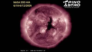 NASA: Sun, June 12, 2026 #PinoAstro - Solar Flares, CMEs & Coronal Holes
