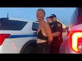 70-Year-Old Highly Drunk Woman Turns from Devil to Angel in Seconds When Arrested by Cops!