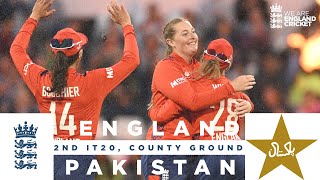 Ecclestone Joins Record Books! | Highlights - England v Pakistan | 2nd Women’s Vitality IT20 2024