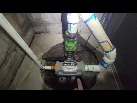 Liberty Pumps SJ10 SumpJet Back Up Sump Pump Review - YouTube