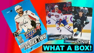 CRAZY FIRST BOX! - 2022-23 Upper Deck Series 2 Hockey Hobby Box Break