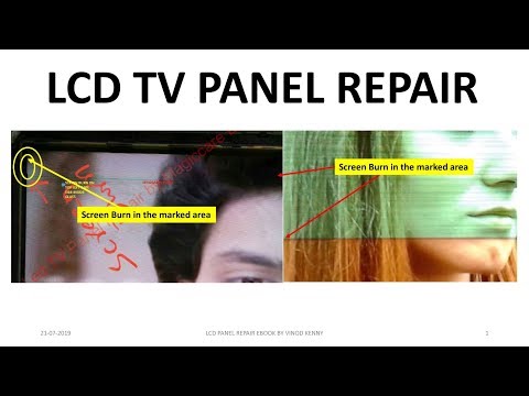 LCD TV PANEL REPAIR TUTORIAL BY VINOD KENNY