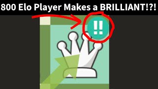 800 Elo Player Makes a BRILLIANT!?!