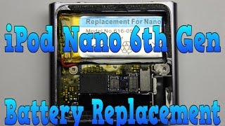 DIY Apple iPod Nano 6th Generation Battery Replacement Step By Step Video