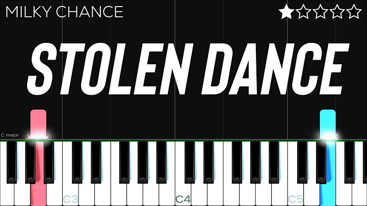Stolen Dance Piano version - Piano performance video thumbnail