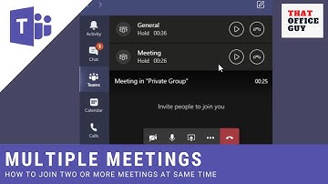How to Join Multiple Meetings in Teams [Microsoft Teams Tutorial]