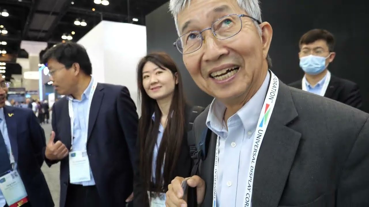 OLED inventor Ching Wan Tang at Display Week 2023 talks about some latest OLED innovations happening