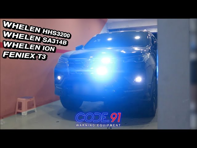 Toyota Fortuner GR - Whelen HHS3200 , SA314B , ION , Feniex Hammer - Sirine & Strobo by Code.91 class=