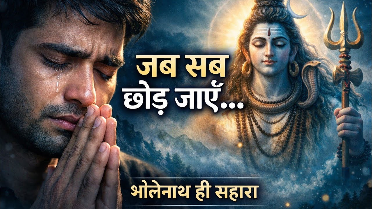 जब सब छोड़ जाएँ तब ये भजन सुनना 😭 | भोलेनाथ भावुक भजन | Emotional Shiv Bhajan 2026