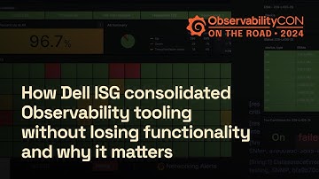 How to Consolidate Observability Tools w/ Grafana Cloud | Dell at ObservabilityCON on the Road 2024