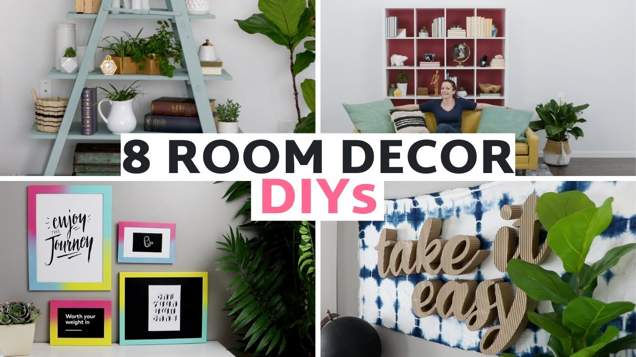 8 Room Decor DIYs You Have to Try - YouTube