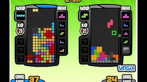 Tetris battle - T-spin triple and FST 82 APM