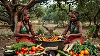 Primitive Survival: What This African Tribe Eats Will Blow Your Mind!