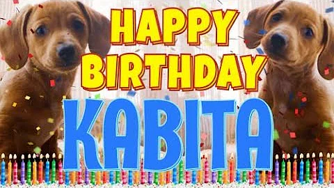 Happy Birthday Kabita! ( Funny Talking Dogs ) What Is Free On My Birthday